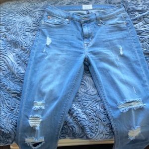 Hudson Nico mid riser ankle skinny